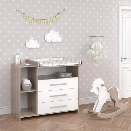 Wickelkommode Vicco Babykommode Wickelregal Oskar