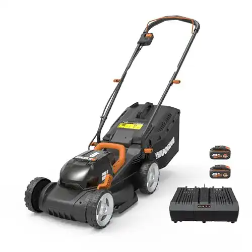 Rasenmäher mit Antrieb WORX 40V, 34 cm Akku-Rasenmäher