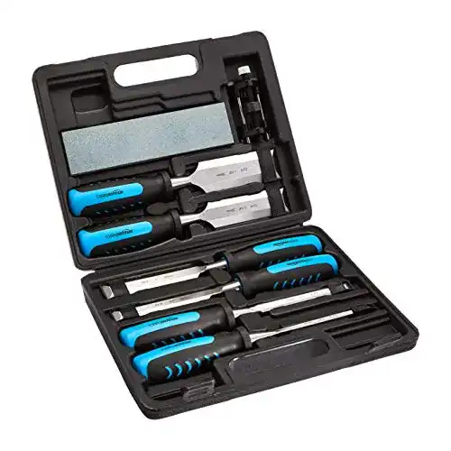 Stechbeitel Amazon Basics Holzschnitzerei-/-Set, 8-teilig