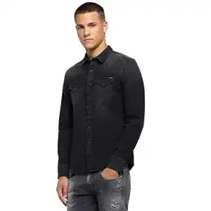 Jeanshemd Herren Replay Herren M4001 .000.41B 337 Jeanshemd