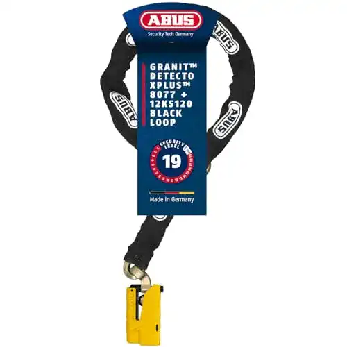 ABUS-Motorradschloss ABUS 8077/12KS Vorhängeschloss, schwarz