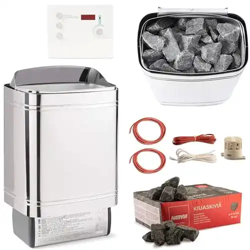 Saunaofen time4wellness Nordex 6/8 / 9 kW Saunasteuerung K2