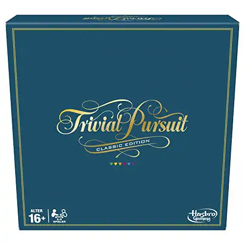 Trivial Pursuit Hasbro, Wissensspiel für Erwachsene, Familienspiel
