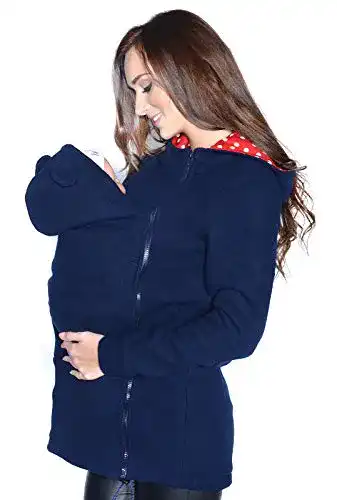 Tragejacke MijaCulture, Fleecepullover für Tragetuch
