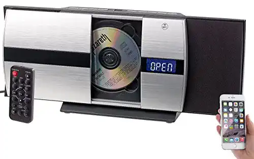 Vertikale Stereoanlage auvisio CD Player Vertikal: mit Bluetooth, CD