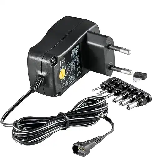 Universal-Netzteil goobay 3-12V mit max. 12W inkl. 6 Stecker DC