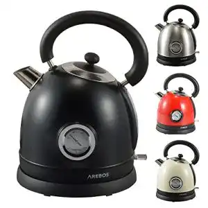 Wasserkocher 3.000 Watt Arebos Wasserkocher Retro Design 1,8L