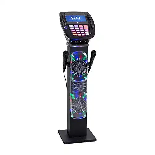 Auna-Karaoke-Anlage auna KTV Karaoke Musikbox mit Mikrofon, Bluetooth