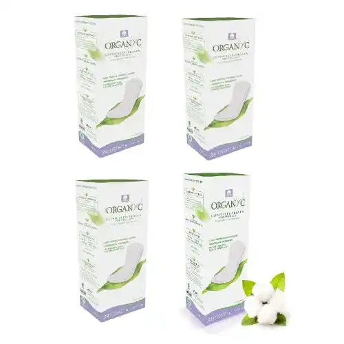 Slipeinlagen Organyc Organ(y) c, Flache, 100% Bio-Baumwolle