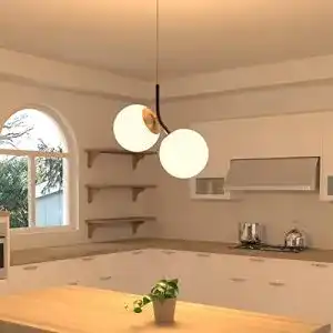 LED-Pendelleuchte WOERIT LED Pendelleuchte Schwarz Modern