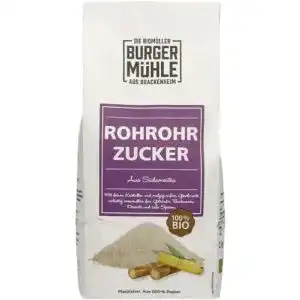 Rohrohrzucker Burgermühle Bio Roh-Rohrzucker, 1 kg