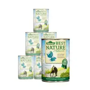 Bio-Katzenfutter Dehner Best Nature Katzenfutter Adult, 6 x 400 g