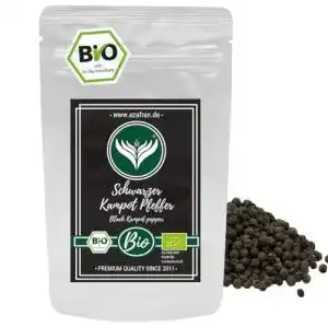 Kampot-Pfeffer Azafran BIO Schwarzer Kampot Pfeffer, 100g