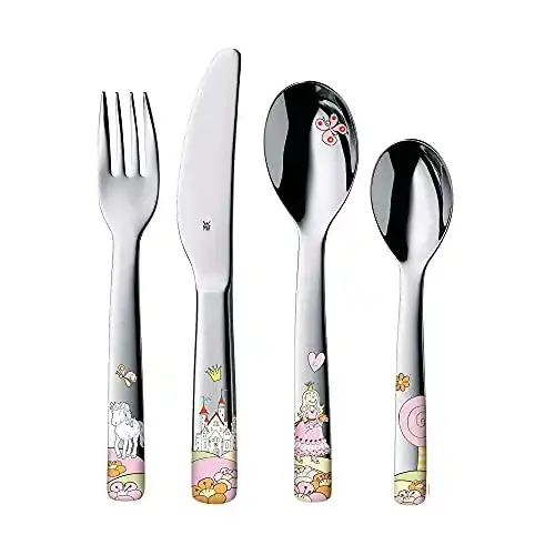 Kinderbesteck WMF Prinzessin Anneli Set 4-teilig, Edelstahl