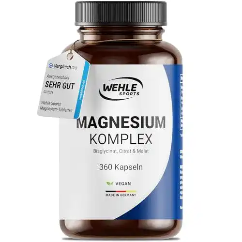 Die beste Ionisches Magnesium Wehle Sports Magnesium Komplex, 360 Kaps. 2026 Test Bestseller Ionisches Magnesium Wehle Sports Magnesium Komplex, 360 Kaps.