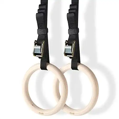 Turnringe GHB Gym Ringe Holz Gymnastikringe Trainingsringe