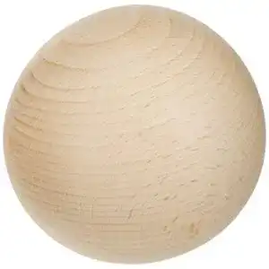 Holzkugeln Rayher Rohholz-Kugel Buchenholz, ungebohrt, 80 mm