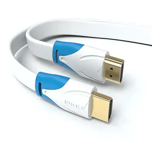 Die beste HDMI-Kabel (20m) JAMEGA, 20m HDMI-Kabel Flach Weiß, 4K Ultra 2026 Test Bestseller HDMI-Kabel (20m) JAMEGA, 20m HDMI-Kabel Flach Weiß, 4K Ultra