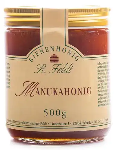 Die beste Manukahonig Rüdiger Feldt Honig Manuka-Honig, 500g 2026 Test Bestseller Manukahonig Rüdiger Feldt Honig Manuka-Honig, 500g
