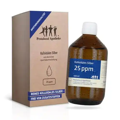 Kolloidales Silber Pestalozzi Apotheke 25ppm (500 ml)