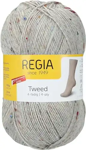 Die beste Tweed-Wolle Regia 4-Fädig Uni Tweed, 100G hellgrau 2026 Test Bestseller Tweed-Wolle Regia 4-Fädig Uni Tweed, 100G hellgrau