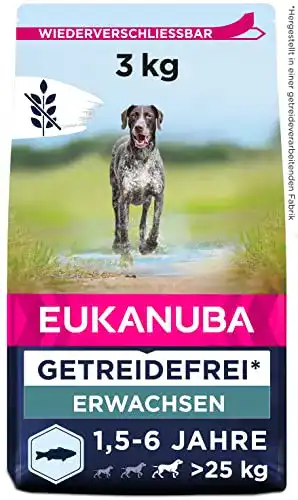 Eukanuba-Hundefutter Eukanuba, getreidefrei mit Fisch, 3 kg