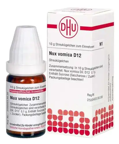 Globuli DHU Nux vomica D12 Streukügelchen, 10 g