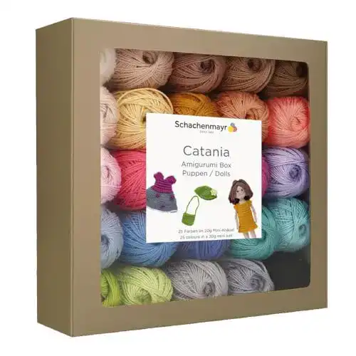 Schachenmayr Catania mez crafts Crochet Set (25 Colours) Catania