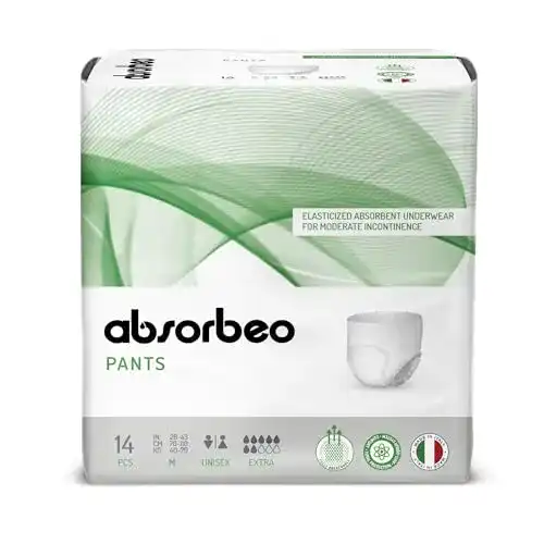 Windeln für Erwachsene Absorbeo – Pants Plus, Größe M, 14 Stück