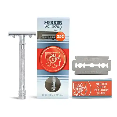 Merkur-Rasierhobel MERKUR  Rasierer langer Griff, verchromt