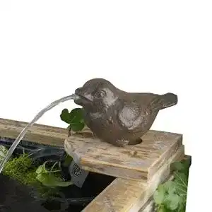 Wasserspeier Storm’s Gartenzaubereien, Spatz mit Pumpe