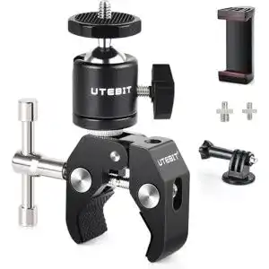 Klemmstativ UTEBIT Super Klemme Stativ Kugelkopf