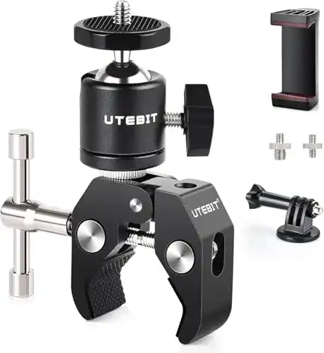 Klemmstativ UTEBIT Super Klemme Stativ Kugelkopf