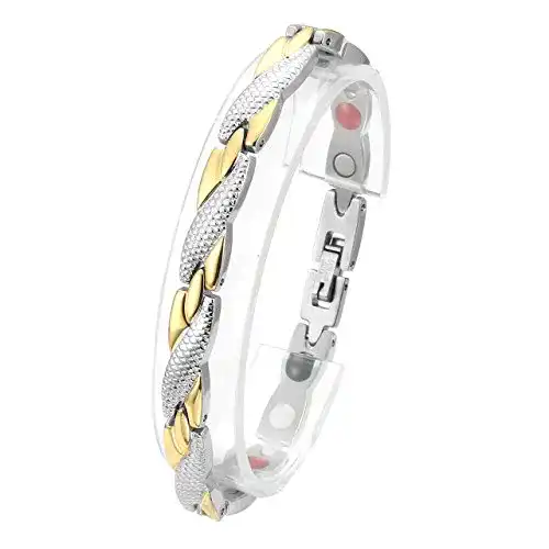 Magnetarmband Jovivi Damen Edelstahl Magnetische X-Form