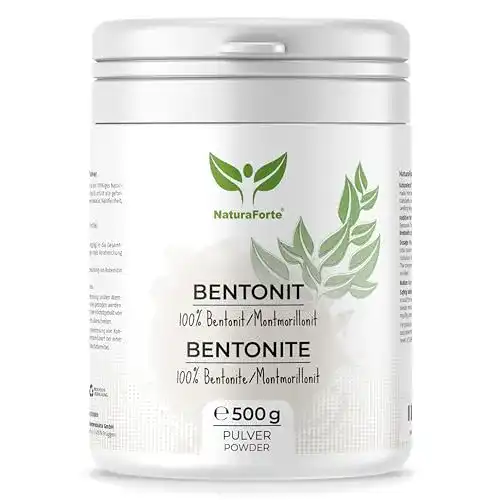 Bentonit NaturaForte Pulver 500g – Extra feines Montmorillonit