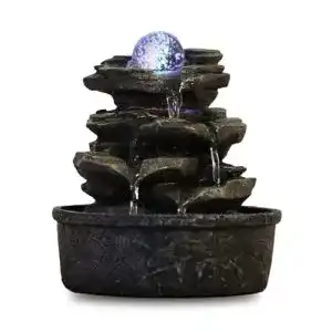 Zimmerbrunnen Zen Light Zen’Light Little Rock Brunnen, Polyresin