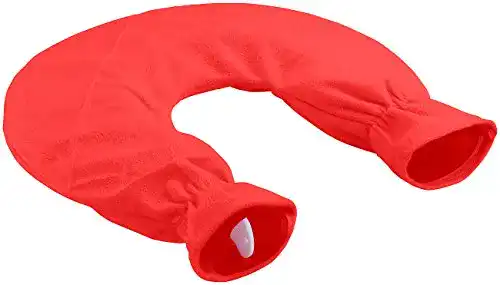 Nackenwärmflasche infactory: Nacken-Wärmflasche, Fleece-Bezug