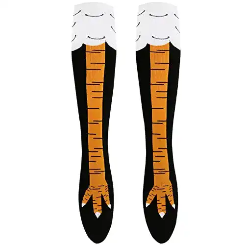 Lustige Socken YOGINGO Hühnerfüße Strümpfe Fun Hühner Socken