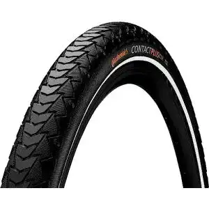 Fahrradreifen Continental Contact Plus , Schwarz, 47/62-584