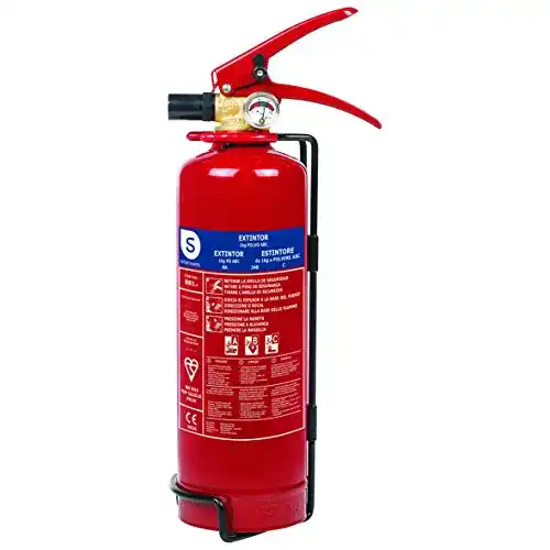 Auto-Feuerlöscher Smartwares Trockenpulver Feuerlöscher 1kg ABC