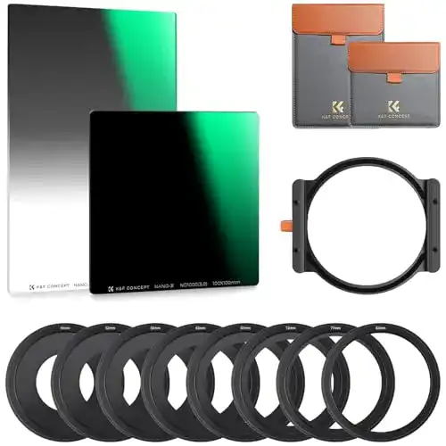 Die beste Verlaufsfilter K&F Concept Square Filterset Rechteckfilter ND1000 2026 Test Bestseller Verlaufsfilter K&F Concept Square Filterset Rechteckfilter ND1000