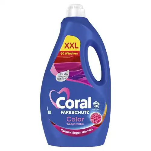 Colorwaschmittel flüssig Coral Optimal Color XXL