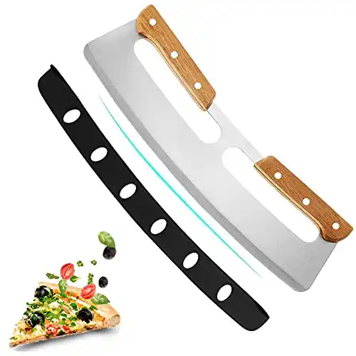 Pizza-Wiegemesser Lostwry Pizzaschneider Edelstahl Pizzamesser
