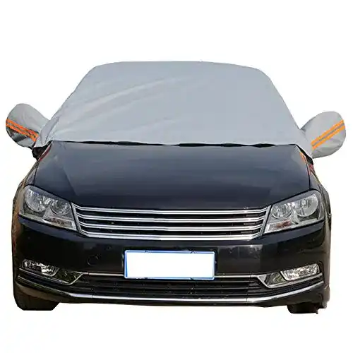 Auto-Halbgarage ABCFR Autoabdeckplane SUV, wasserdichte Autogarage, Staubdicht mit UV Schutzkung