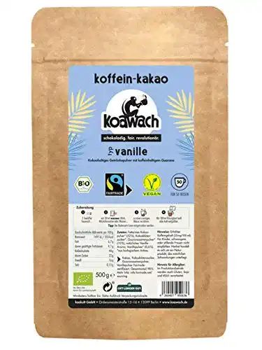 Koffein-Kakao koawach Vanille Kakaopulver Trinkschokolade, 500g