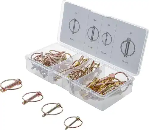 Splinte BGS 8087 | Klapp-Sortiment | 50-tlg. | Klappstecker