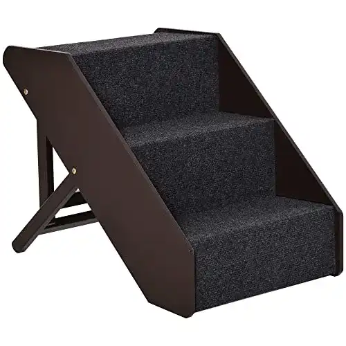 Katzentreppe Pawhut Hundetreppe Haustiertreppe mit 3 Stufen