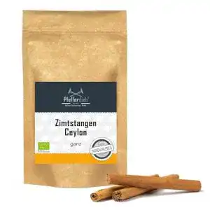 Zimtstangen Pfefferdieb Ceylon Zimt, 6 cm, 100% echter Zimt