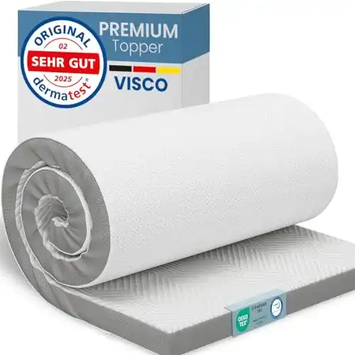 Die beste Visco-Topper (180×200) maxVitalis Viskoelastisch, Orthopädisch 2026 Test Bestseller Visco-Topper (180×200) maxVitalis Viskoelastisch, Orthopädisch