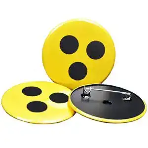 Blindenabzeichen PazCaz MADE IN GERMANY, 3 Hochwertige